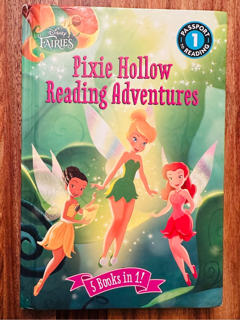 Disney Fairies Pixie Hollow Reading Adventures 5 Books in 1 Hardcover 2014